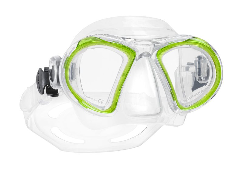 Masque Enfant CHILD 2 Transparent / Vert