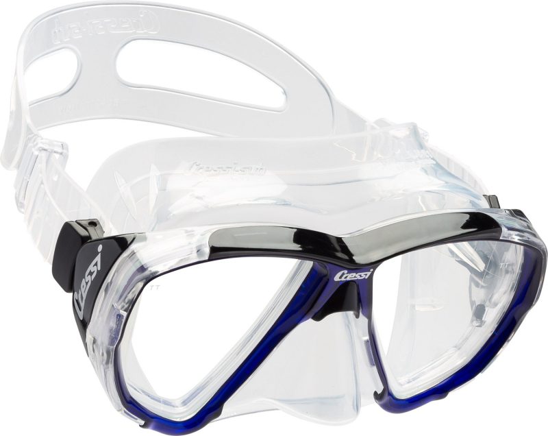 Masque- BIG EYES Evolution Transp / Cadre Bleu Nuit