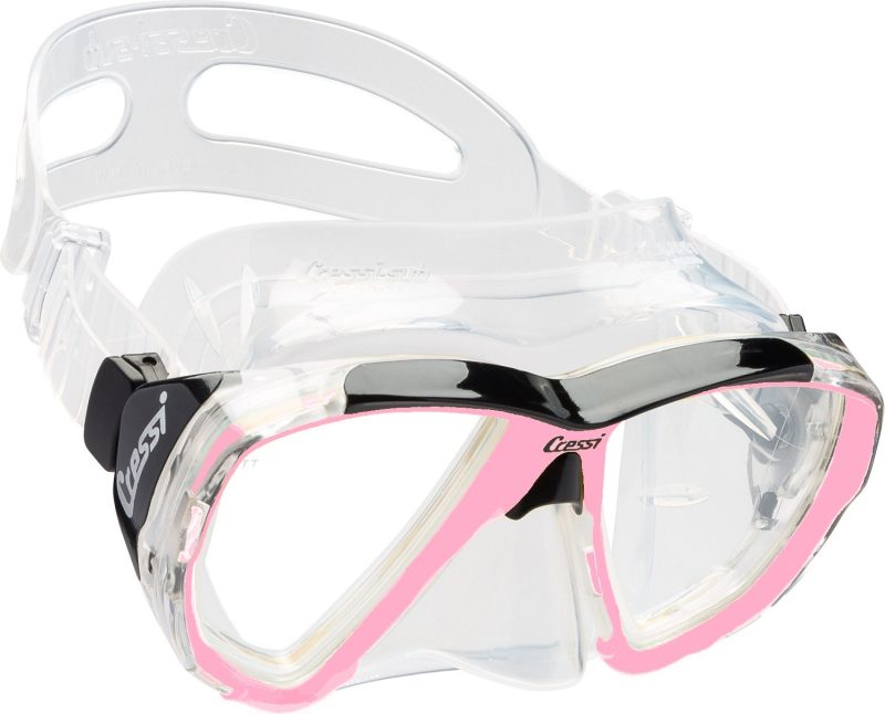Masque - BIG EYES Evolution Transp - Cadre Rose