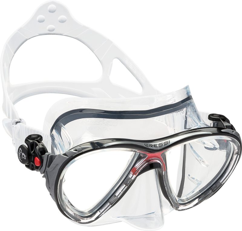 Masque - BIG EYES Evolution Transp / Cadre Rouge