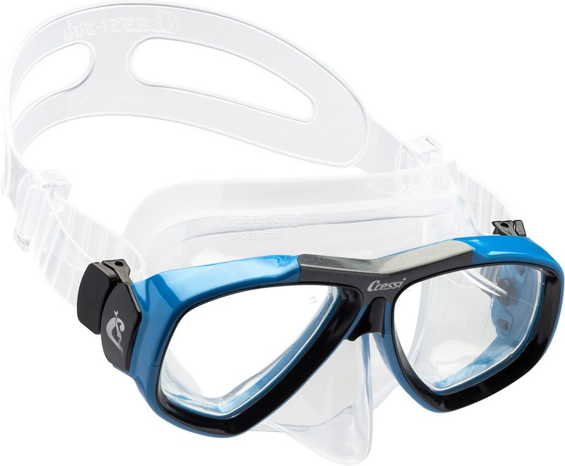 Masque - FOCUS Transp / Cadre Bleu noir
