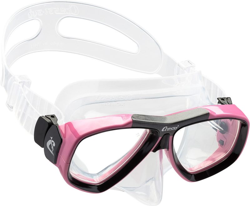 Masque - FOCUS Transp / Cadre Rose noir