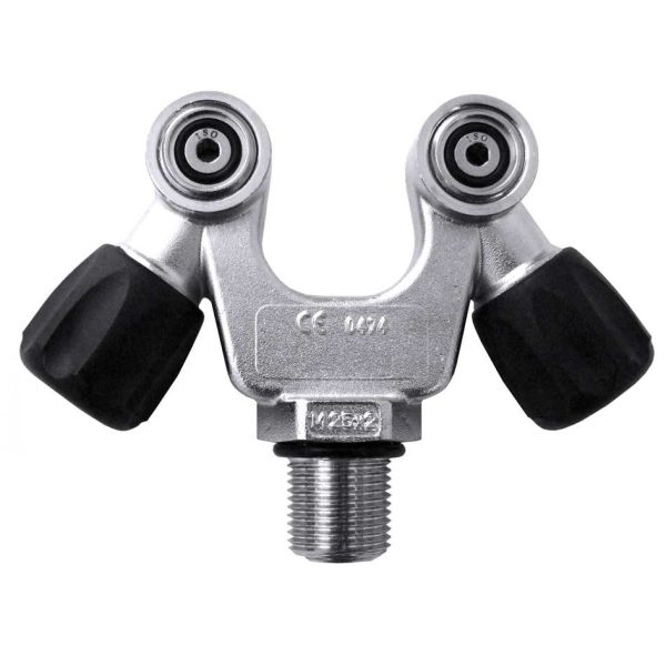 Robinet Double En V - 232bar - M25x2 -G5/8