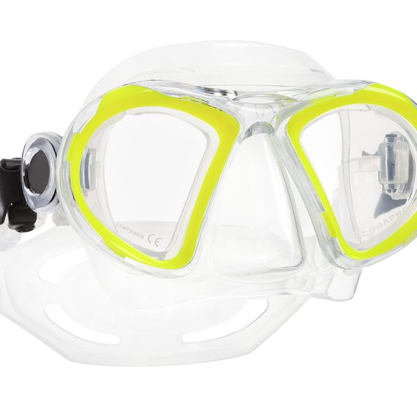 Masque Enfant CHILD 2 Transparent / Jaune