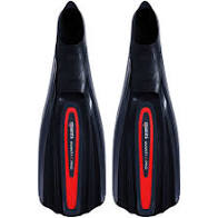 Palmes AVANTI HC Pro Noires Rouges