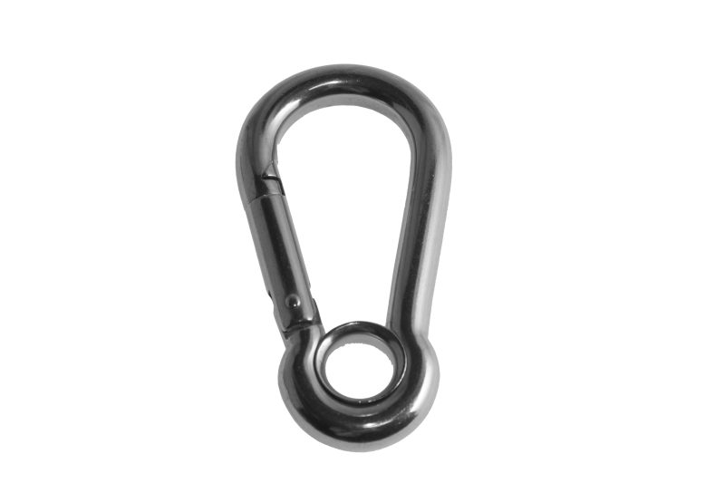 Mousqueton Inox Avec Œil 100mm - "Mousqueton Pompier"