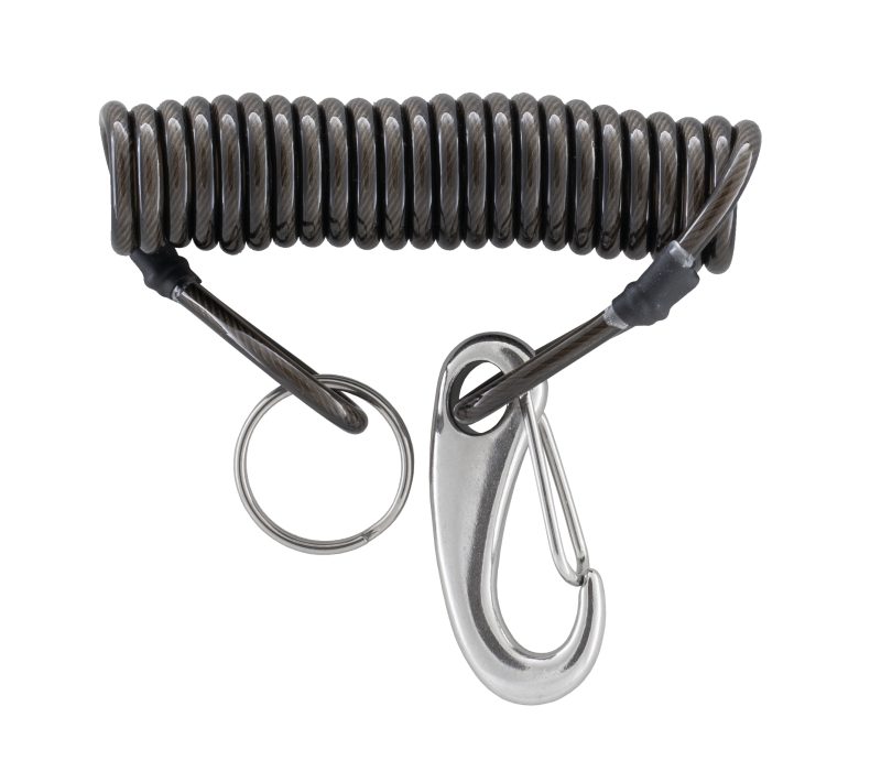 Spirale Inox Simple Mousq.
60 mm + Anneau Brisé Inox - Couleur