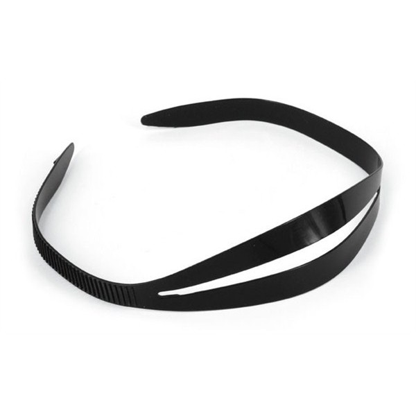Sangle de masque (silicone noir) - 18mm