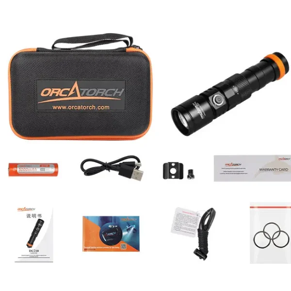 Lampe ORCA - DC710 - 3000lm / 1700lm